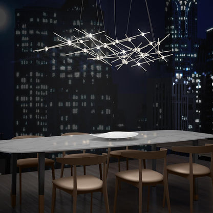Sonneman Constellation Ursa Minor 25 Light 55" Wide LED Abstract Chandelier