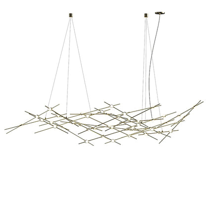 Sonneman Constellation Ursa Major 44 Light 93" Wide LED Abstract Chandelier with White Acrylic Shades
