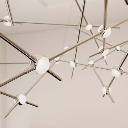 Sonneman Constellation Ursa Major 93" Wide Integrated LED Chandelier with Acrylic Shades