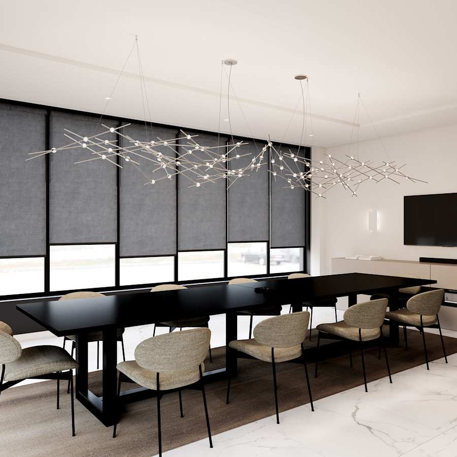 Sonneman Constellation Ursa Major 93" Wide Integrated LED Chandelier with Acrylic Shades