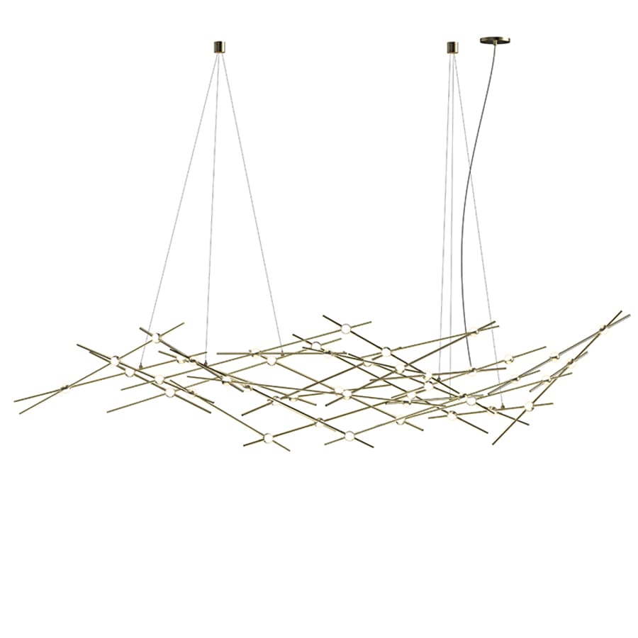 Sonneman Constellation Ursa Major 44 Light 93" Wide LED Abstract Chandelier