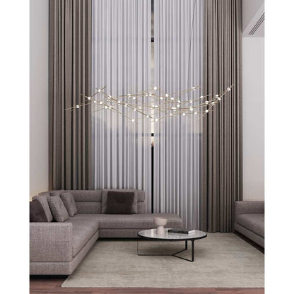 Sonneman Constellation Ursa Major 44 Light 93" Wide LED Abstract Chandelier