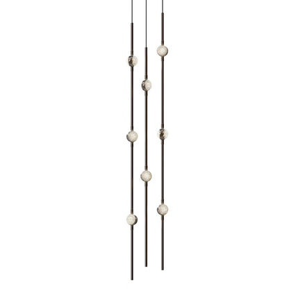 Sonneman Constellation 6" Wide Beaded Chandelier