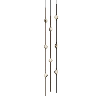 Sonneman Constellation 6" Wide Beaded Chandelier