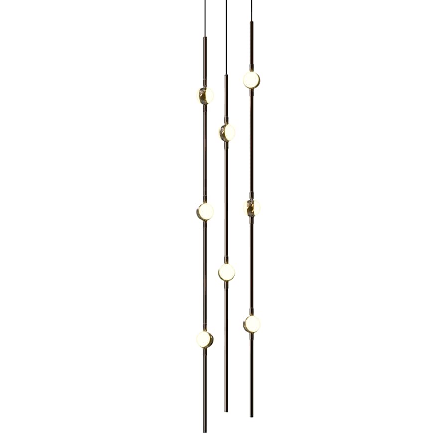 Sonneman Constellation 6" Wide Beaded Chandelier