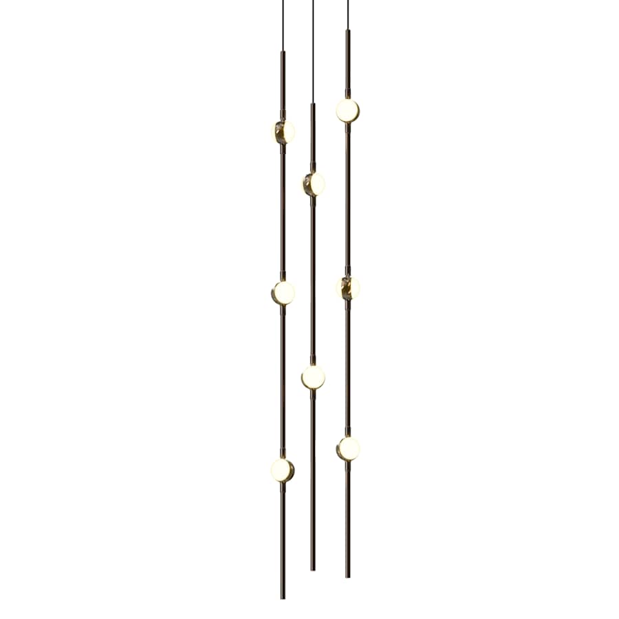 Sonneman Constellation 6" Wide Beaded Chandelier