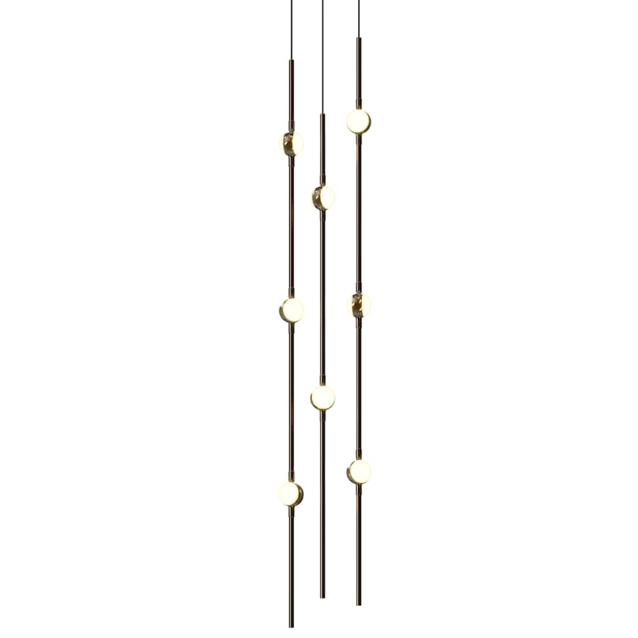 Sonneman Constellation 6" Wide Beaded Chandelier