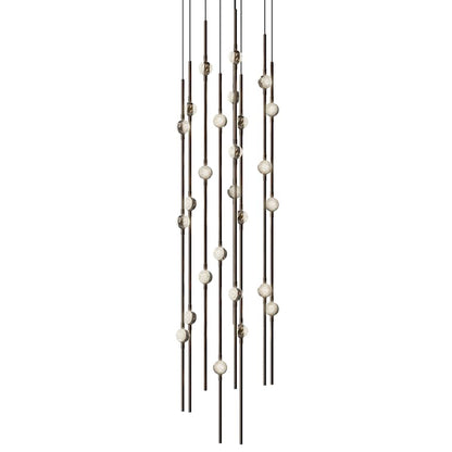 Sonneman Constellation 12" Wide Beaded Chandelier