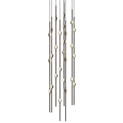 Sonneman Constellation 12" Wide Beaded Chandelier