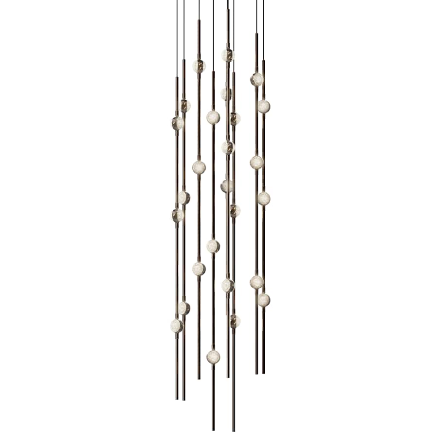 Sonneman Constellation 12" Wide Beaded Chandelier