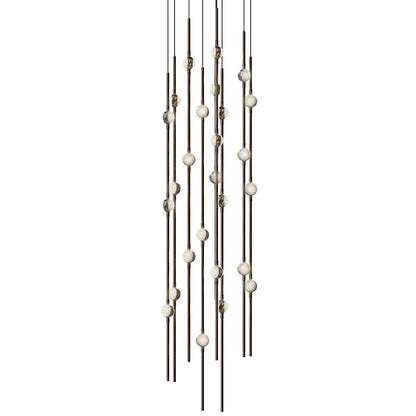 Sonneman Constellation 12" Wide Beaded Chandelier
