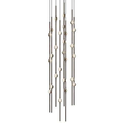 Sonneman Constellation 12" Wide Beaded Chandelier