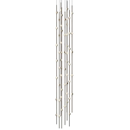 Sonneman Constellation 12" Wide Beaded Chandelier