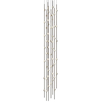 Sonneman Constellation 12" Wide Beaded Chandelier