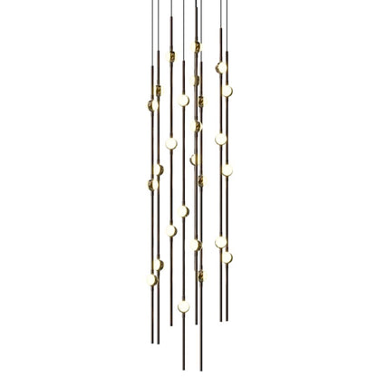Sonneman Constellation 12" Wide Beaded Chandelier
