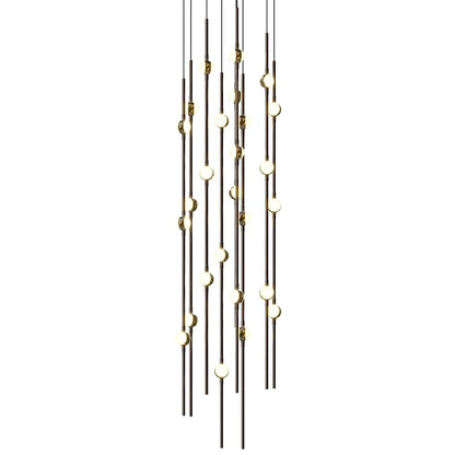 Sonneman Constellation 12" Wide Beaded Chandelier