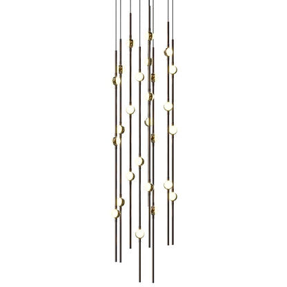 Sonneman Constellation 12" Wide Beaded Chandelier