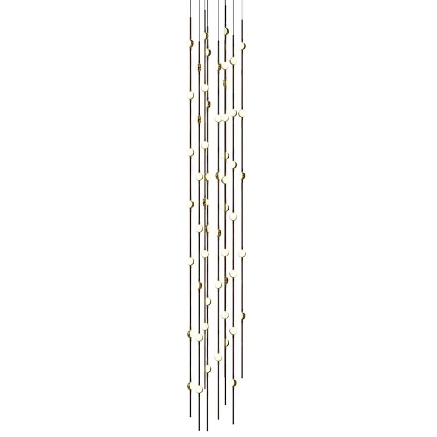 Sonneman Constellation 12" Wide Beaded Chandelier
