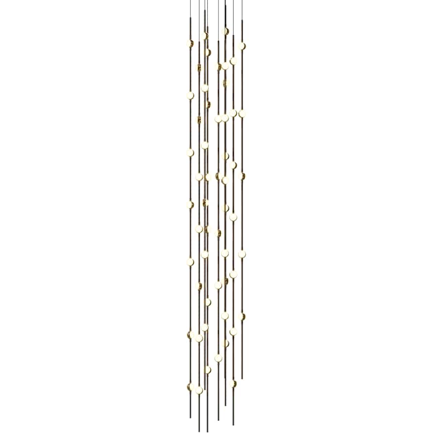 Sonneman Constellation 12" Wide Beaded Chandelier