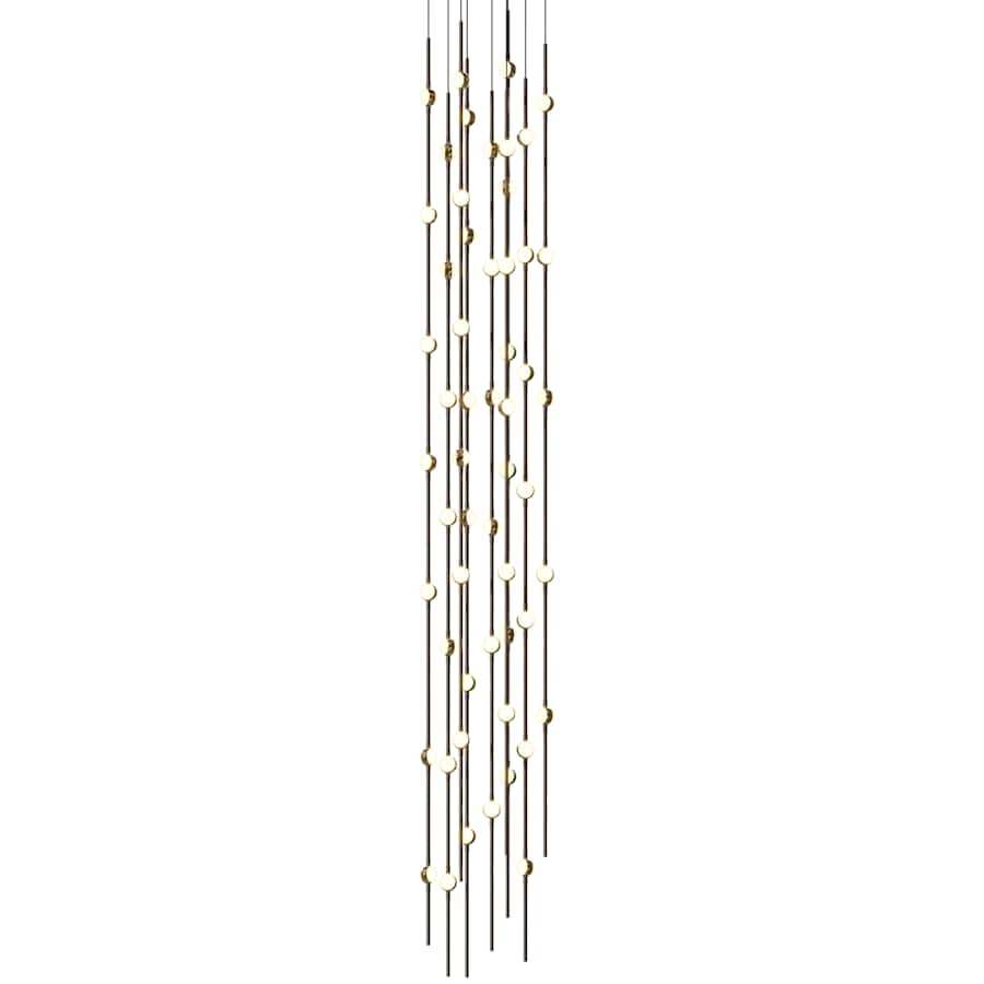 Sonneman Constellation 12" Wide Beaded Chandelier