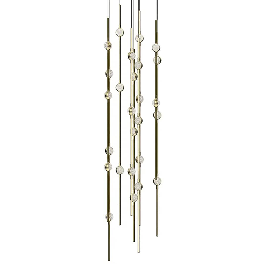 Sonneman Constellation 12" Wide Beaded Chandelier