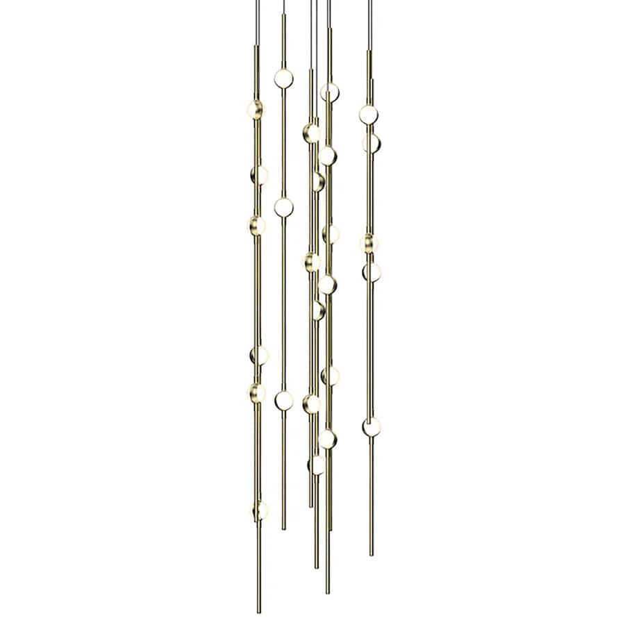Sonneman Constellation Andromeda 26 Light 12" Wide LED Abstract Multi Light Pendant