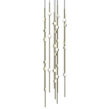 Sonneman Constellation Andromeda 26 Light 12" Wide LED Abstract Multi Light Pendant
