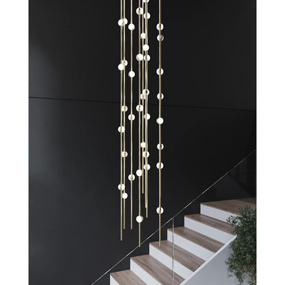 Sonneman Constellation Andromeda 55 Light 12" Wide LED Abstract Multi Light Pendant