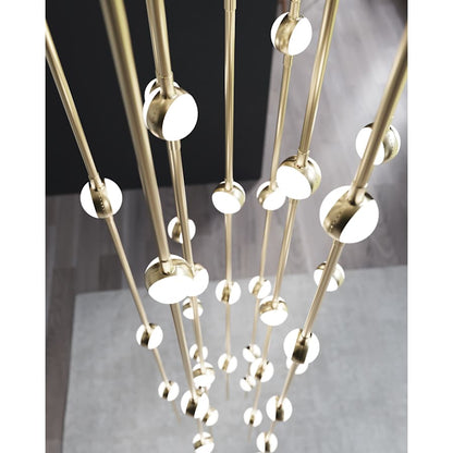 Sonneman Constellation Andromeda 55 Light 12" Wide LED Abstract Multi Light Pendant
