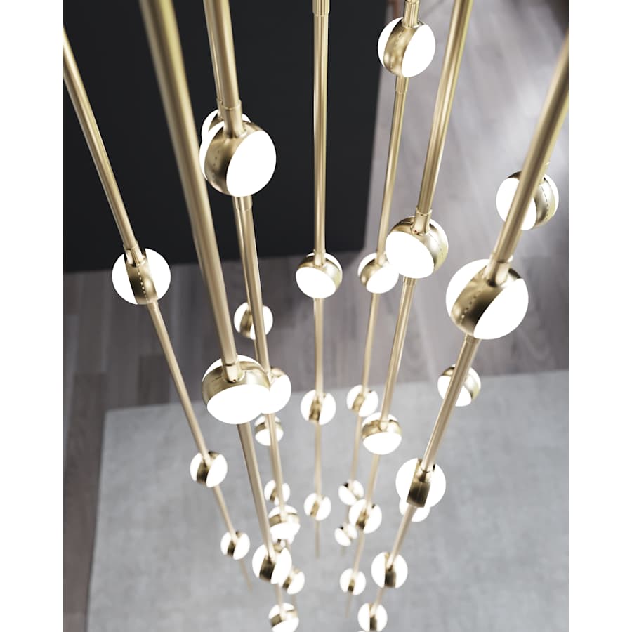 Sonneman Constellation Andromeda 26 Light 12" Wide LED Abstract Multi Light Pendant
