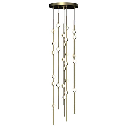 Sonneman Constellation Andromeda 26 Light 12" Wide LED Abstract Multi Light Pendant
