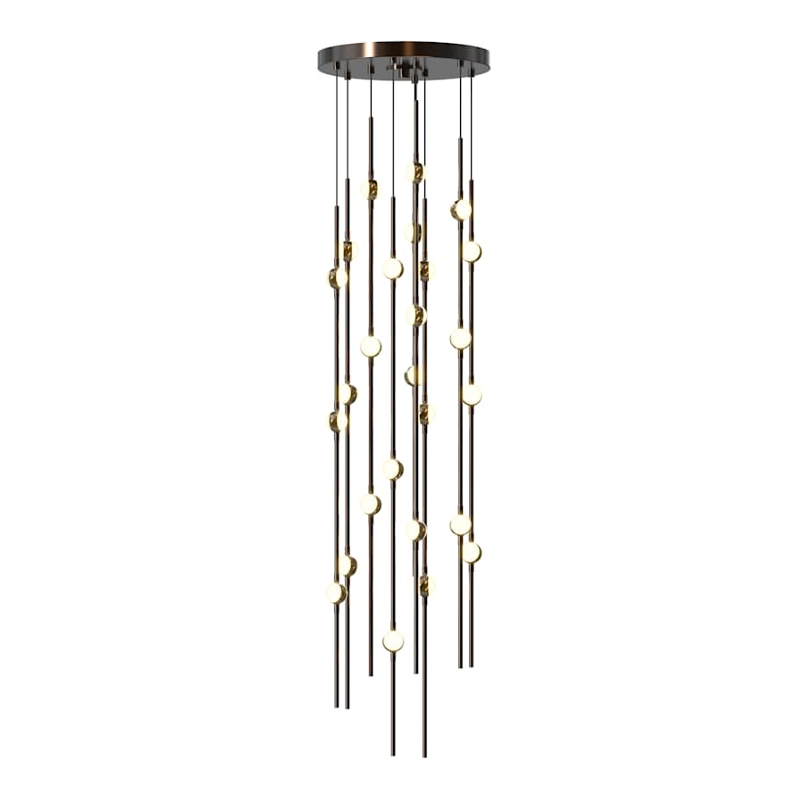 Sonneman Constellation 12" Wide Beaded Chandelier
