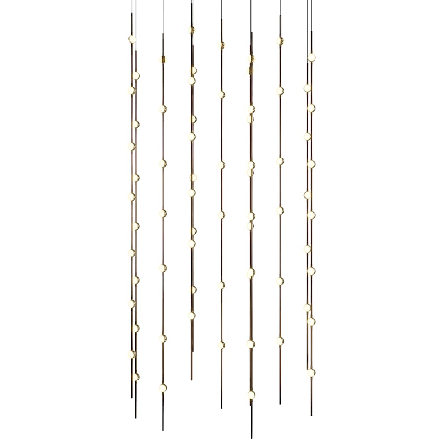 Sonneman Constellation 36" Wide Beaded Chandelier