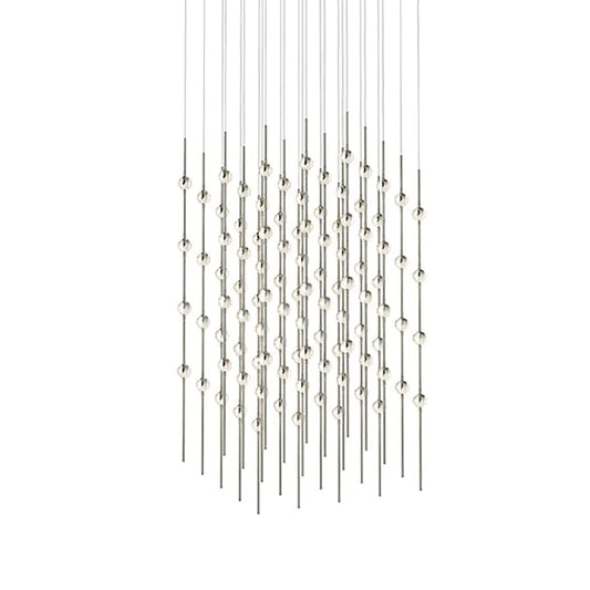 Sonneman Constellation Cosmic Cube 100 Light 21" Wide LED Abstract Multi Light Pendant