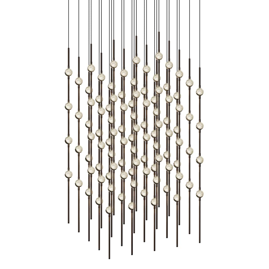 Sonneman Constellation 21" Wide Beaded Chandelier