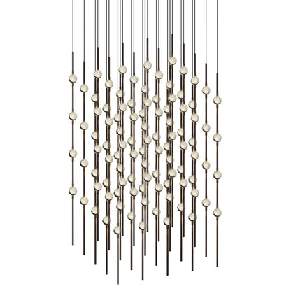Sonneman Constellation 21" Wide Beaded Chandelier
