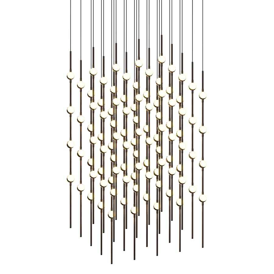 Sonneman Constellation 21" Wide Beaded Chandelier