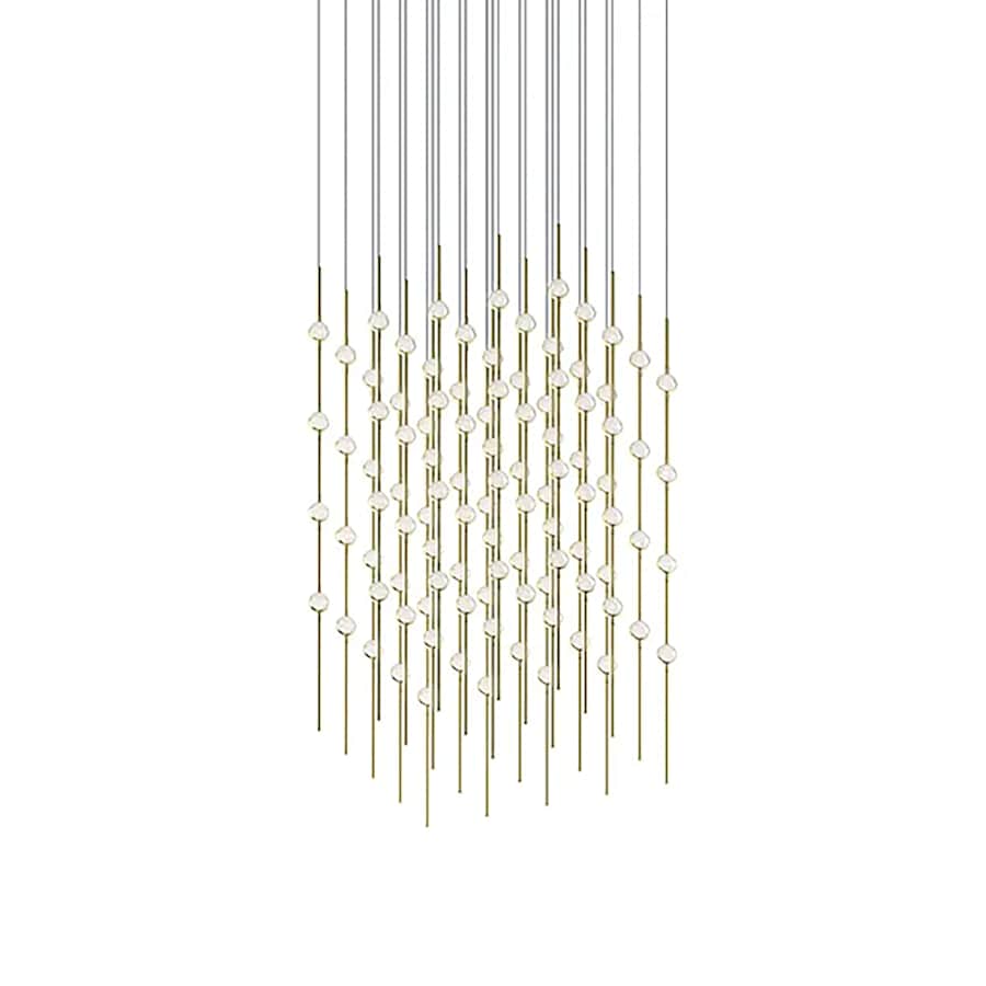 Sonneman Constellation Cosmic Cube 100 Light 21" Wide LED Abstract Multi Light Pendant