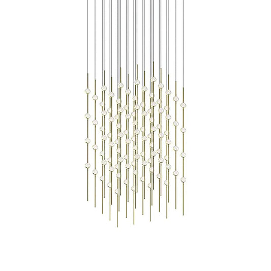 Sonneman Constellation Cosmic Cube 100 Light 21" Wide LED Abstract Multi Light Pendant