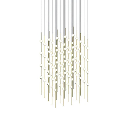 Sonneman Constellation Cosmic Cube 100 Light 21" Wide LED Abstract Multi Light Pendant