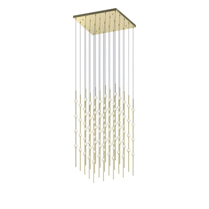 Sonneman Constellation Cosmic Cube 100 Light 21" Wide LED Abstract Multi Light Pendant