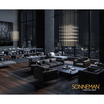 Sonneman Constellation 21" Wide Beaded Chandelier