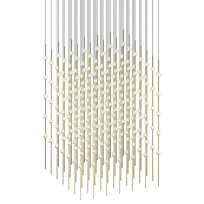 Sonneman Constellation Cosmic Cube 245 Light 30" Wide LED Abstract Multi Light Pendant