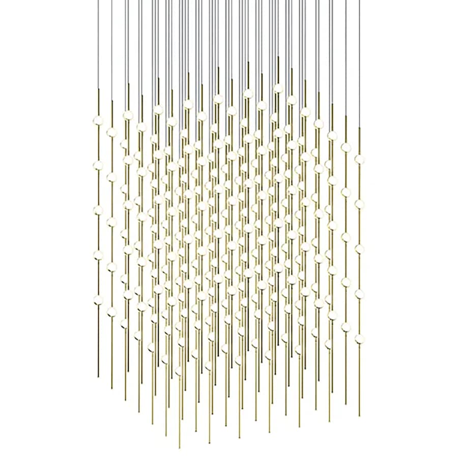 Sonneman Constellation Cosmic Cube 245 Light 30" Wide LED Abstract Multi Light Pendant