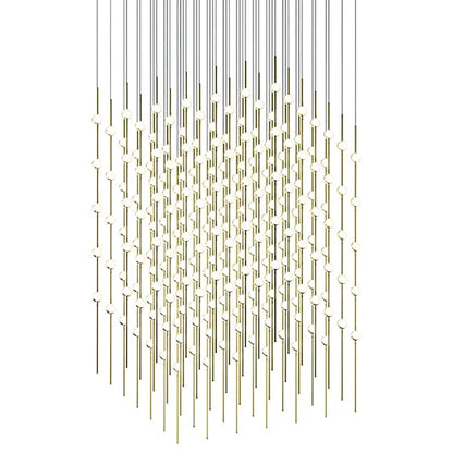 Sonneman Constellation Cosmic Cube 245 Light 30" Wide LED Abstract Multi Light Pendant