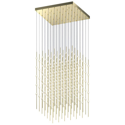 Sonneman Constellation Cosmic Cube 245 Light 30" Wide LED Abstract Multi Light Pendant