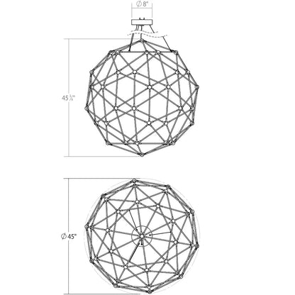 Sonneman Constellation Hedron LED Pendant