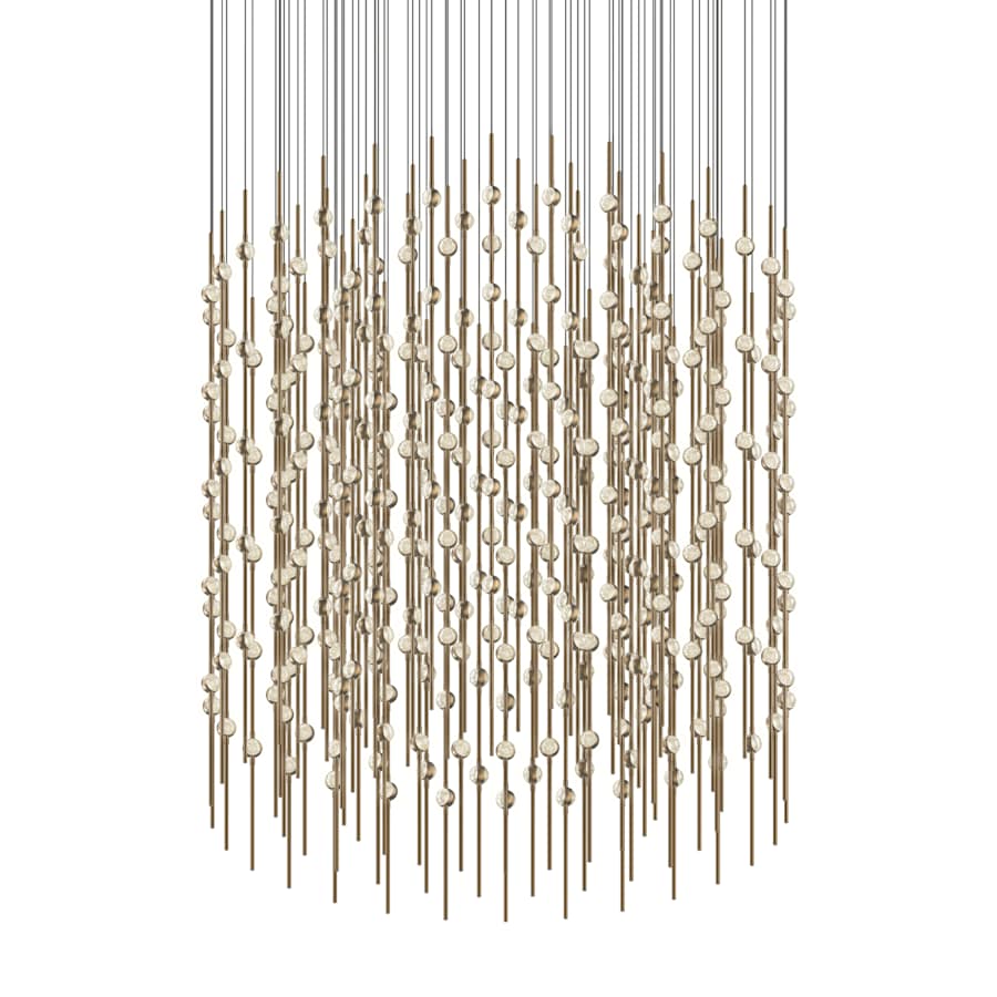 Sonneman Constellation Centaurus Cylinder 3 Light 48" Wide LED Abstract Chandelier