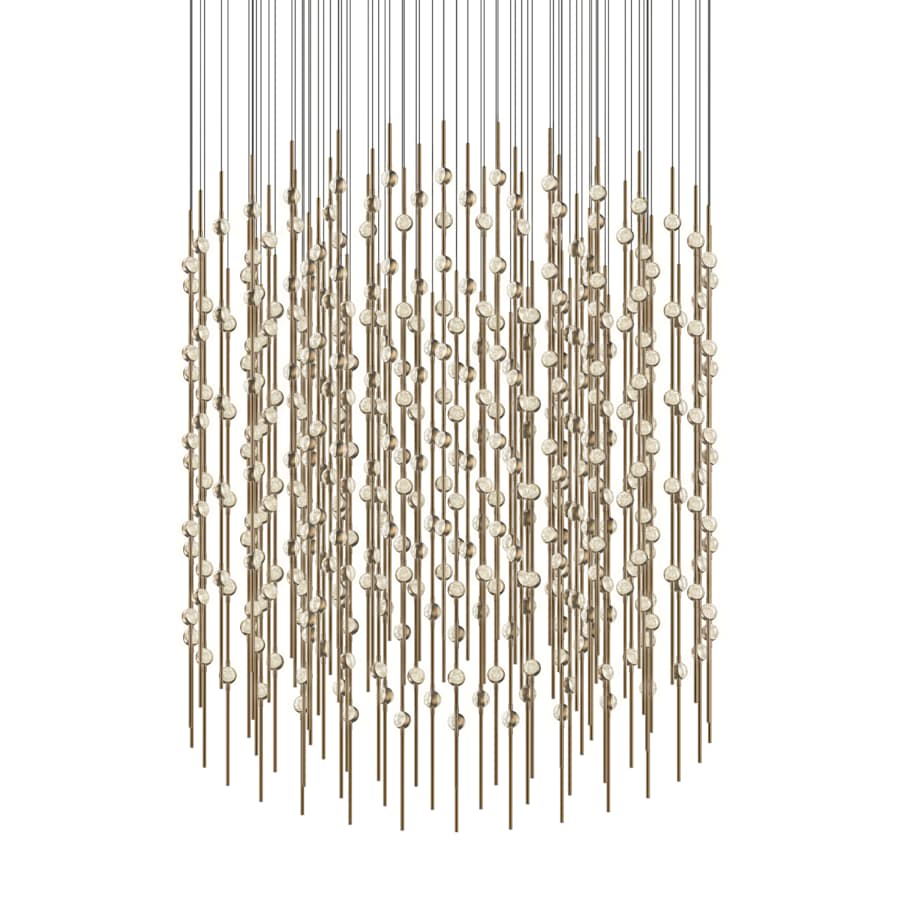 Sonneman Constellation Centaurus Cylinder 3 Light 48" Wide LED Abstract Chandelier