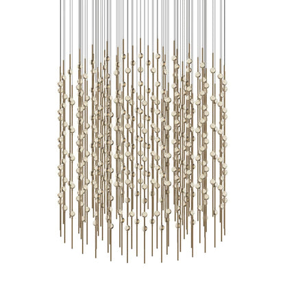 Sonneman Constellation Centaurus Cylinder 3 Light 48" Wide LED Abstract Chandelier